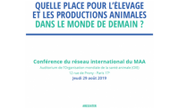 Place pour l'élevage et les productions animales dans le monde de demain